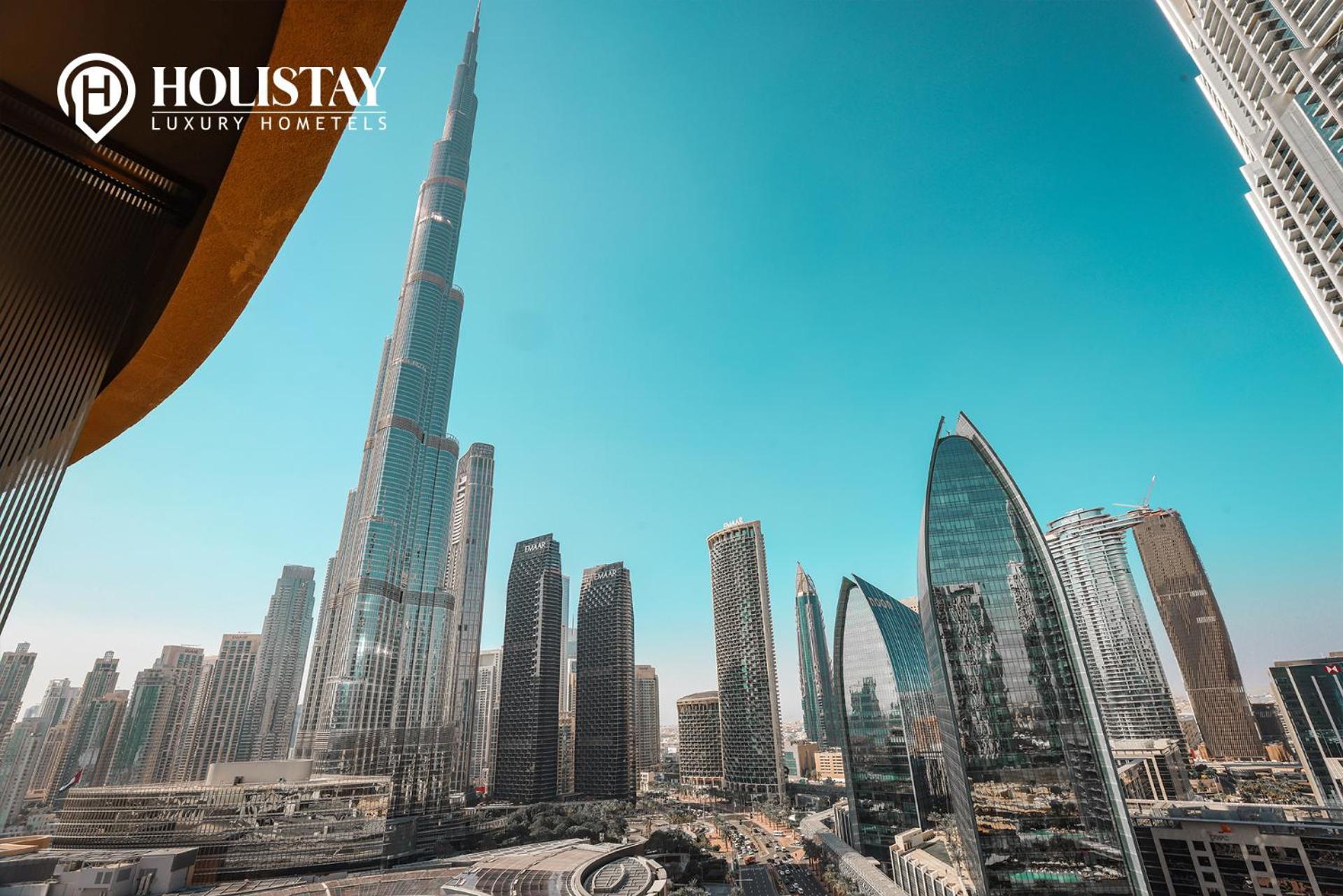 Holistay Luxury Homes - Burj Khalifa View - Direct Access Dubai Mall ภายนอก รูปภาพ